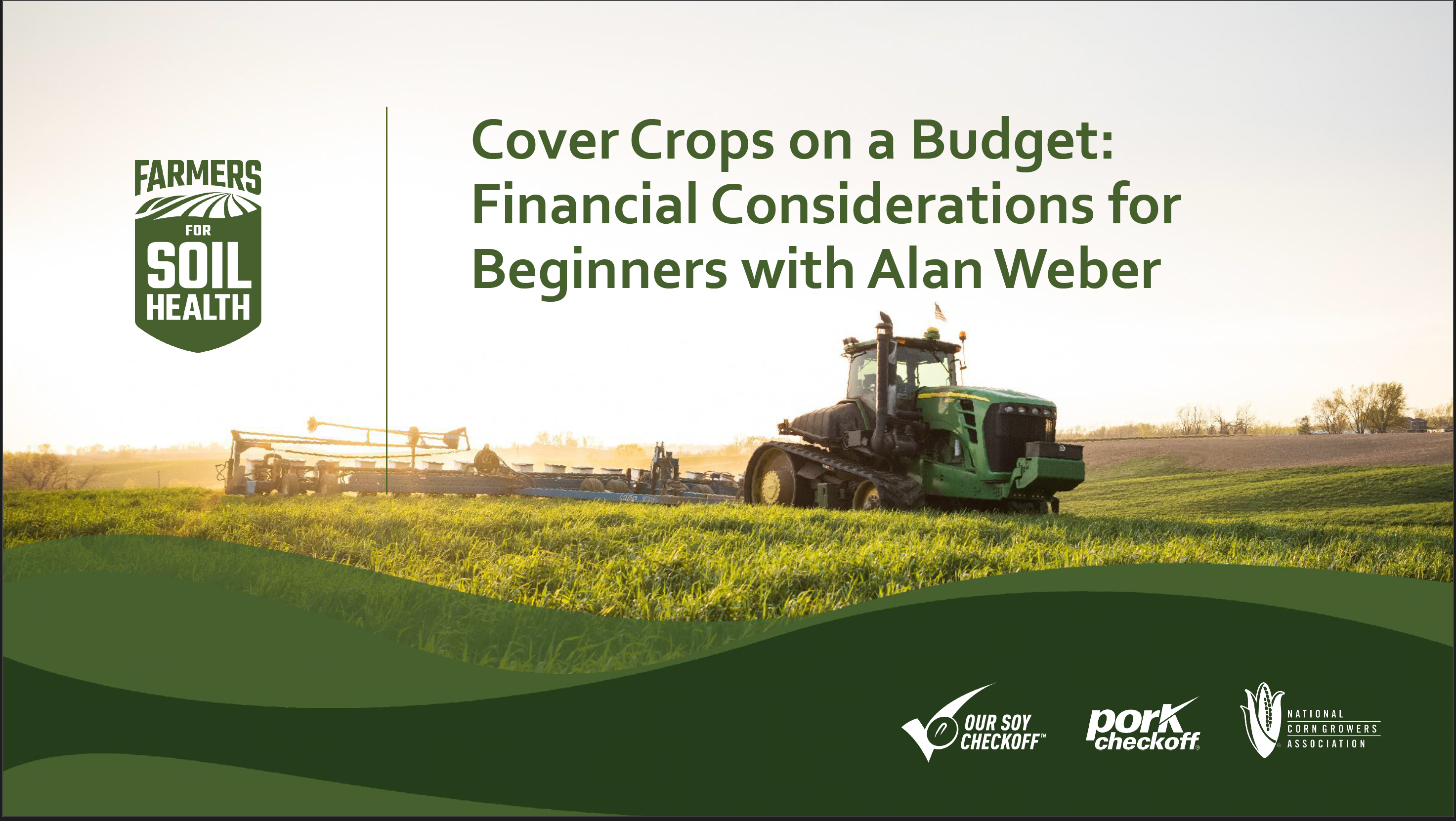 Cover Crops on a Budget webinar
